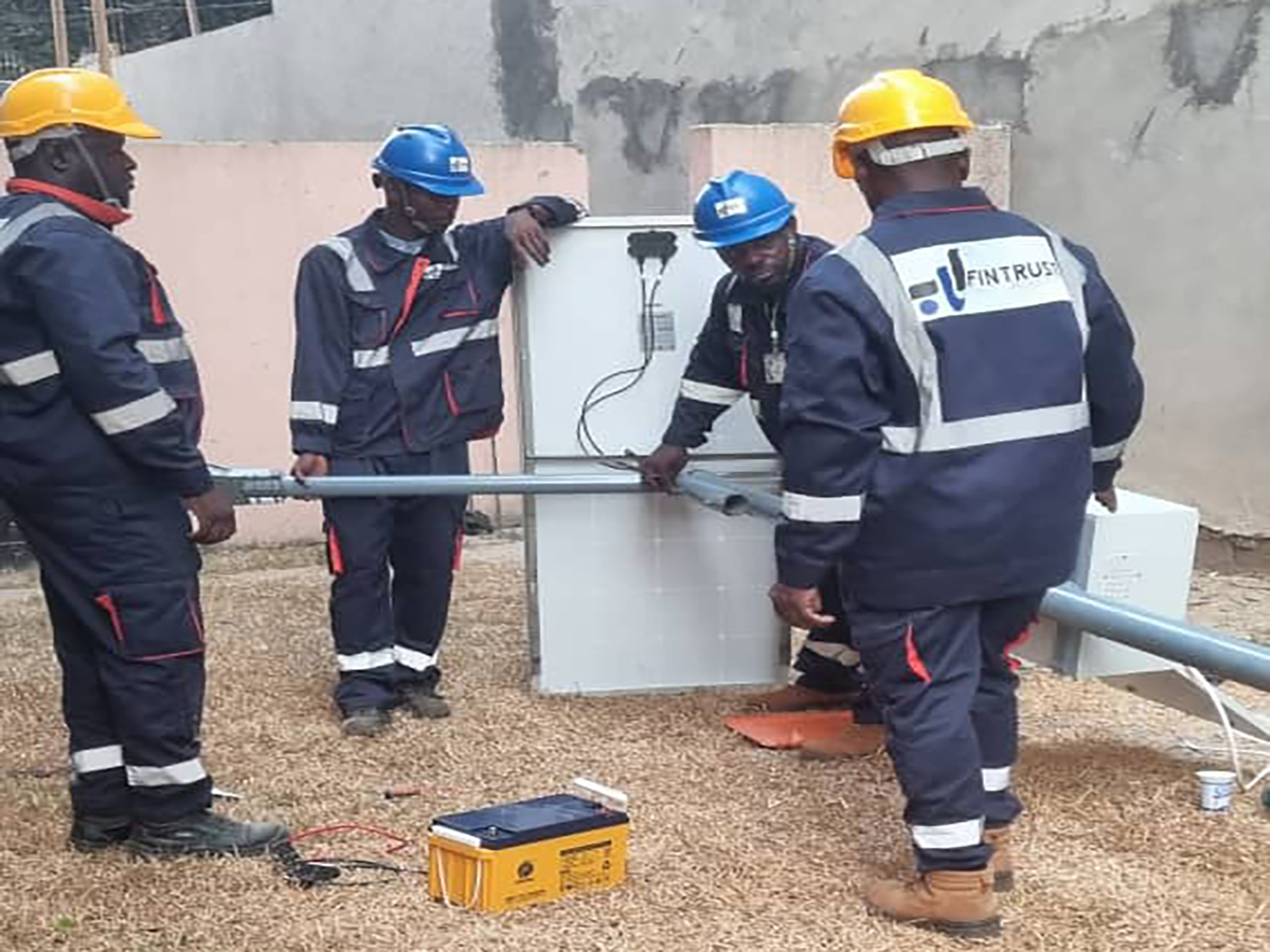fintrustcameroon-solar-lights-installation